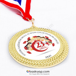 23 Nisan Madalyonu online tasarla