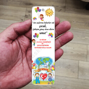 23 Nisan Temalı Kitap Ayracı online tasarla