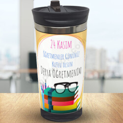 24 Kasım Öğretmenler Günü Baskılı Termos 300Ml online tasarla