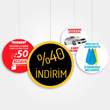 %40 İndirim Dönkart Tasarımı online tasarla