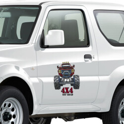 4X4 Offroad Sticker online tasarla