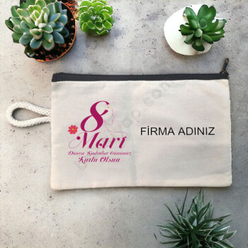 8 Mart Hediyelik Bez Kalemlik online tasarla