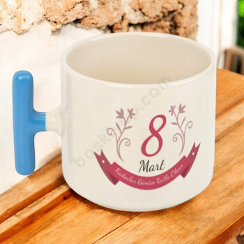 8Mart Dünya Kadınlar Günü T Fincan online tasarla