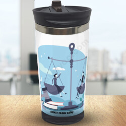 Adalet Terazisi Avukat Baskılı Termos online tasarla