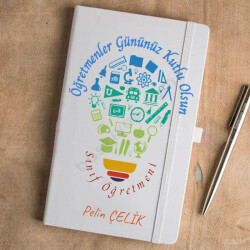 Ampul Tasarımlı Sınıf Öğretmeni Ajanda online tasarla