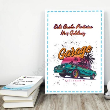 Araba Afiş Tasarımı online tasarla