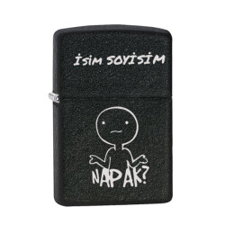 Arkadaşa Hediye Siyah Çakmak online tasarla