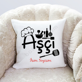 Aşçı Tasarım Yastık online tasarla
