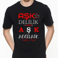 Aşk Tasarımlı Tişört online tasarla