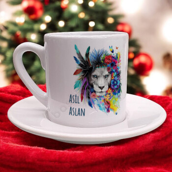 Aslan Tasarımlı Türk Kahvesi Fincan online tasarla