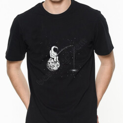 Astronot Baskılı Tişört online tasarla