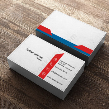 Avukat Tasarımlı Standart Kartvizit online tasarla