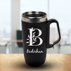 B Harf Baskılı Termos Bardak online tasarla