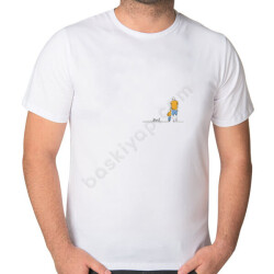 Baba Evlat Beyaz Erkek Tişört online tasarla