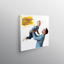 Babalar Günü 30X30 Kanvas Tablo online tasarla