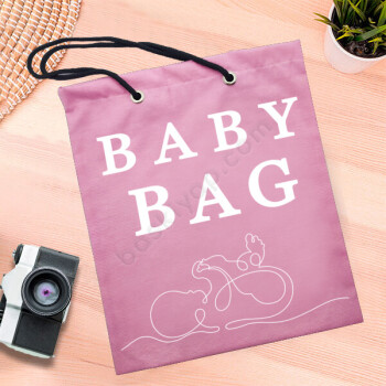 Baby Bag Pembe Bez Çantası online tasarla