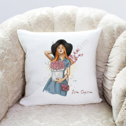 Bahar Kadını 11 Tasarım Yastık online tasarla