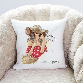 Bahar Kadını 5 Tasarım Yastık online tasarla