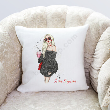 Bahar Kadını 7 Tasarım Yastık online tasarla