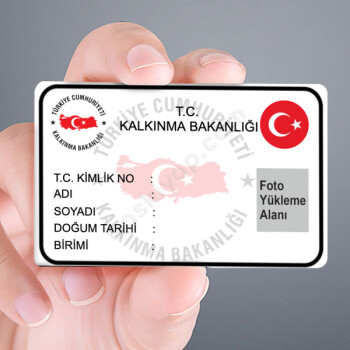 Bakanlık Giriş Yaka Kartı online tasarla