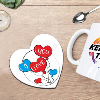 Balon Desenli Bardak Altlığı online tasarla