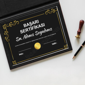 Başarı Sertifikası 4 online tasarla