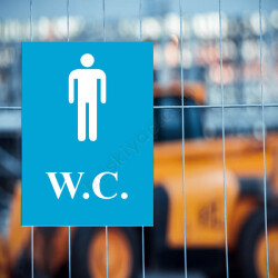 Bay Wc Levhası online tasarla