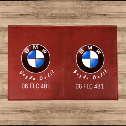 Bmw Logo Baskılı Deri Ruhsat online tasarla
