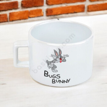 Bugs Bunny Baskılı Kendin Tasarla Kahve Fincanı online tasarla