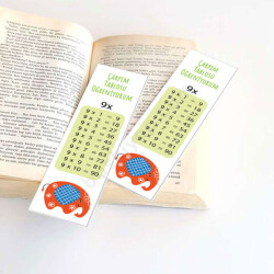 Çarpım Tablosu 9 Eğitici Kitap Ayracı online tasarla