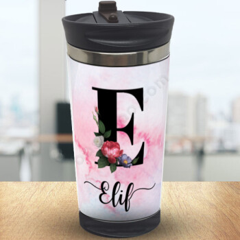 Harf Tasarımlı Çelik Termos online tasarla