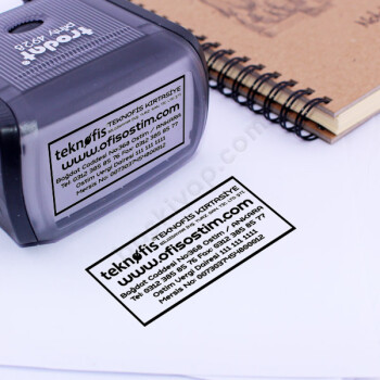 Çerçeveli Firma Kaşesi Büyük Boy online tasarla