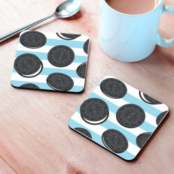 Cookie Tasarım Bardak Altlığı online tasarla