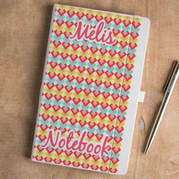 Desenli 11 Beyaz Ajanda online tasarla