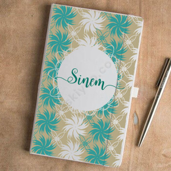 Desenli 4 Beyaz Ajanda online tasarla