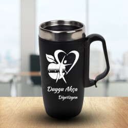 Diyetisyen Çelik Termos Bardak online tasarla