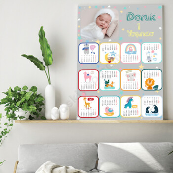 Doğum Günü Tasarım Takvim 2025 online tasarla