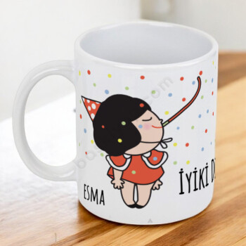 Doğum Günü Tasarımlı Baskılı Kupa online tasarla