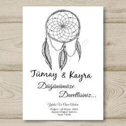 Dream Catcher Davetiye online tasarla