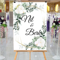 Düğün Afişi online tasarla