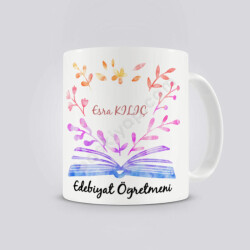 Edebiyat Öğretmeni Kendin Tasarla Kupa online tasarla