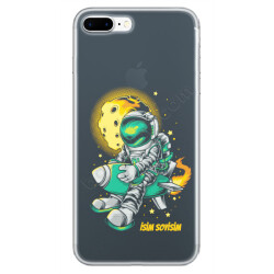 Eğlenceli Astronot Tasarım 3 Baskılı Iphone 7 Plus Kılıf online tasarla
