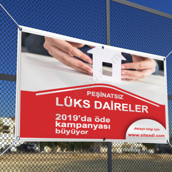 Emlakçı Branda Tasarımı online tasarla