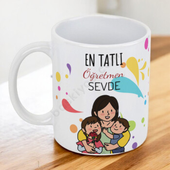 En Tatlı Öğretmen Tasarımlı Kupa online tasarla