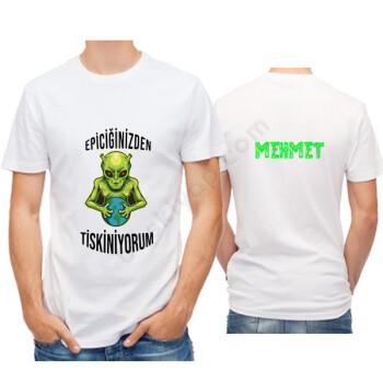 Epiciğinizden Tiskiniyorum Tasarımlı Tişört online tasarla