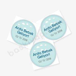 Erkek Çocuklu Yapıişkanlı online tasarla