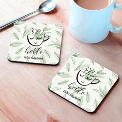 Sevimli Metal Bardak Altlığı online tasarla