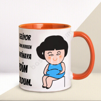 Fil Oldum Tasarımlı Kupa Bardak online tasarla