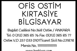 Firma Bilgisi Kaşesi online tasarla
