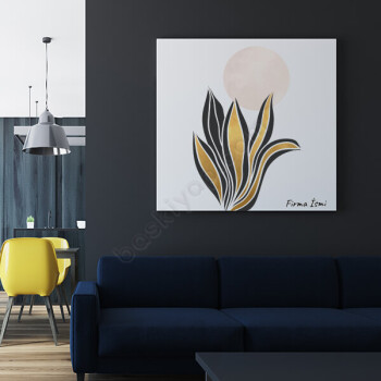 Firmaya Özel Çiçek Desenli Kanvas Tablo online tasarla